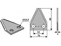 Food mixer knives