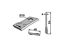 Rotary mower blade