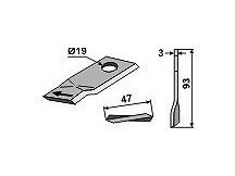 Rotary mower blade