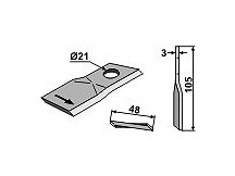 Rotary mower blade