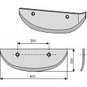 Beet lifter share, right model