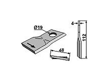 Rotary mower blade