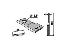 Rotary mower blade