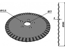 Seed drill disc