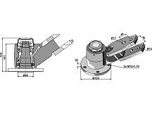 Bearing with shank