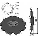 Notched disc with flat neck Ř510