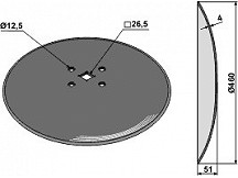 Hop disc Ř460x4