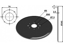 Seed drill disc