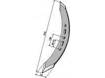 Twisted stubble point- left model