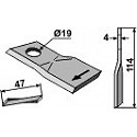 Rotary mower blade