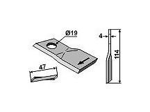 Rotary mower blade