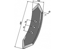 Centre stubble points