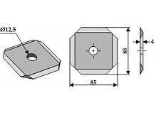 Futtermischwagenmesser