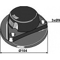 Cap piece of the bearing