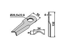 Rotary mower blade