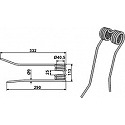 Federzinken - Ausführung rechts