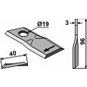 Rotary mower blade