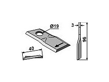 Rotary mower blade