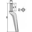 Tine for rotary harrows