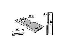 Rotary mower blade