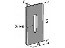 Scraper for packer rolls