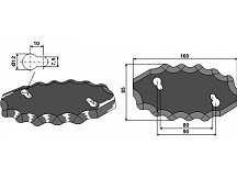 Futtermischwagenmesser, rechts
