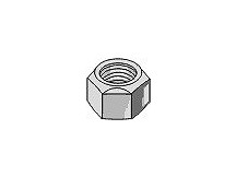 Ganzmetallmutter mit Klemmteil M12 - DIN980 verz. 10.9