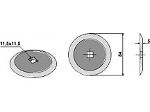 Futtermischwagenmesser