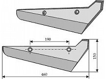 Beet lifter share, right model