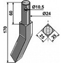 Rotary tine, left model