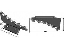 Futtermischwagenmesser, rechts