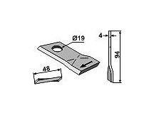 Rotary mower blade