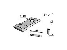 Rotary mower blade