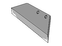 Reversible point share - 16“ - right