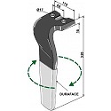 Tine for rotary harrows (DURAFACE) - right model