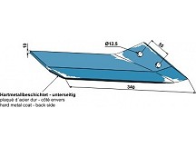 Replacement wing hard metal - right