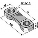 Bügelmutter - M16x1,5