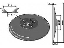 Coulter disc Ř410x4