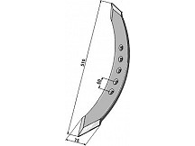 Twisted stubble point "typ MF" left model