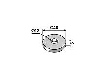 Washer Ř40x5xŘ13