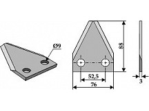 Futtermischwagenmesser