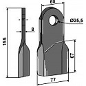 Schlegelmesser, rechts