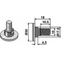 Klingenschraube - M10x1,5 - 10.9