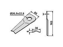 Rotary mower blade