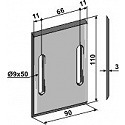 Scraper for packer rolls