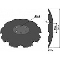 Notched disc - Ř520x6