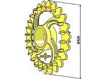 Crosskill ring - Ř520mm