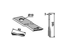 Rotary mower blades