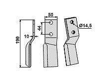 Rotary tine, left model