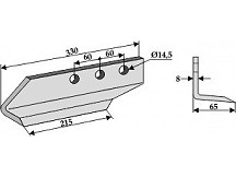 Messer für Grabenfräse